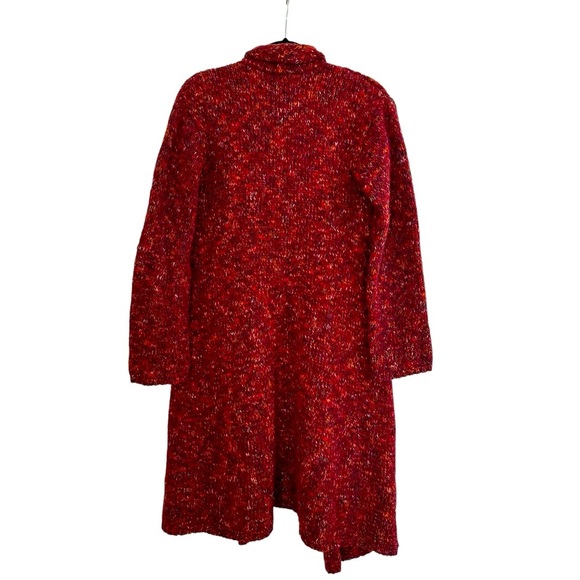 Lucky Brand wool mohair blend longline open front cardigan with fringe Size S - Picture 8 of 10